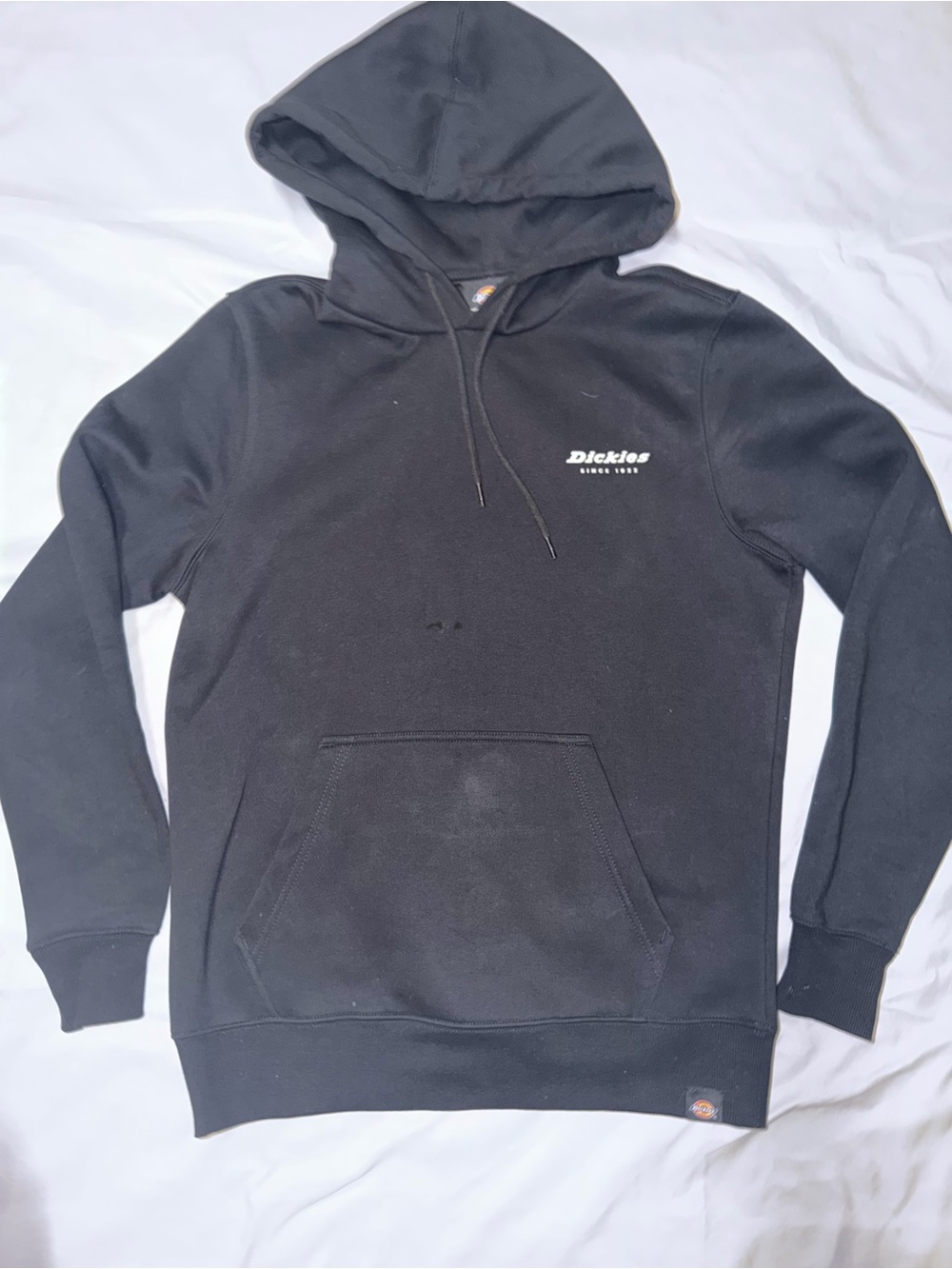Dickies Black Pullover Hoodie with Subtle Logo
